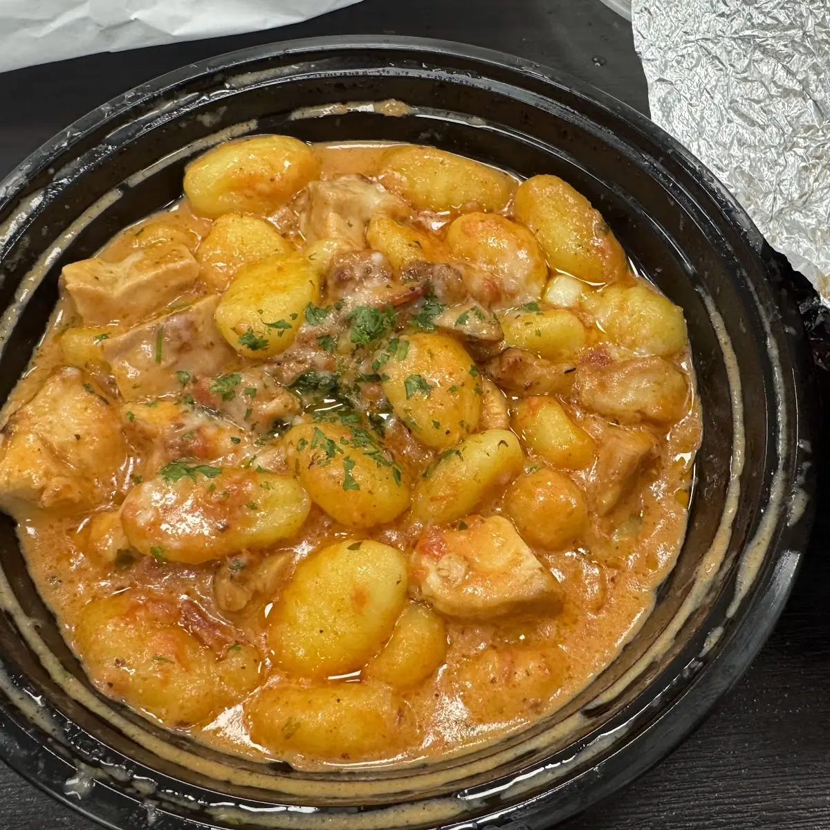 Chicken and Garlic Bread