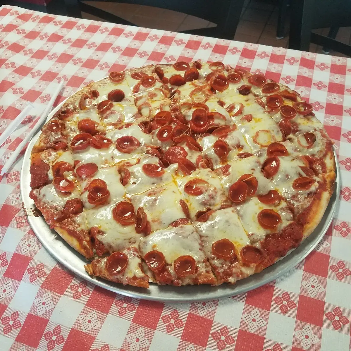 Pepperoni and Sausage Pizza