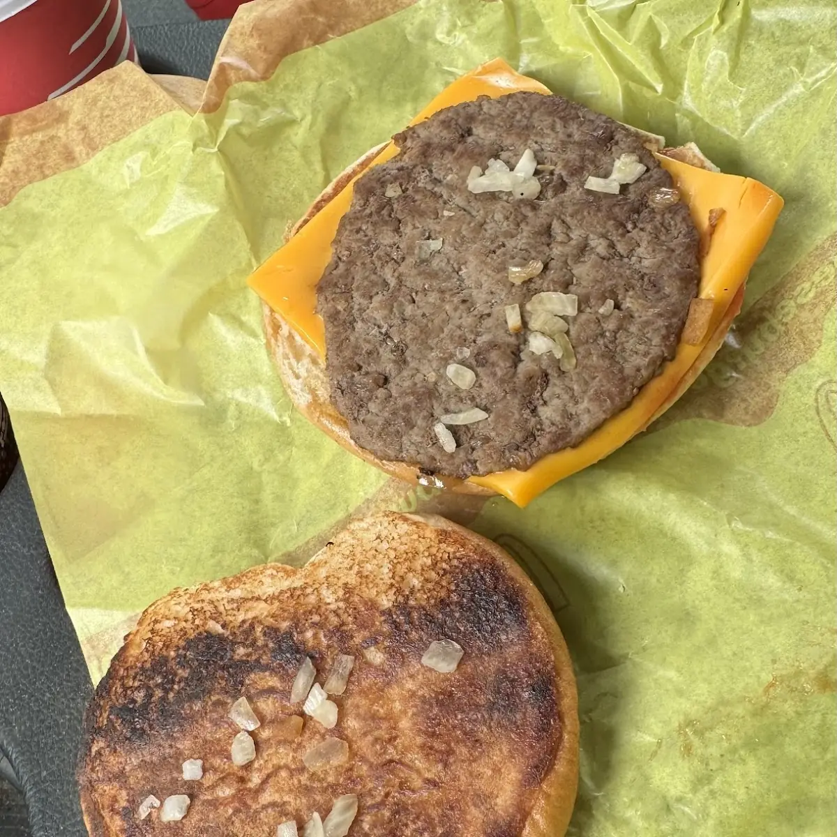 Cheese Burger with Fries