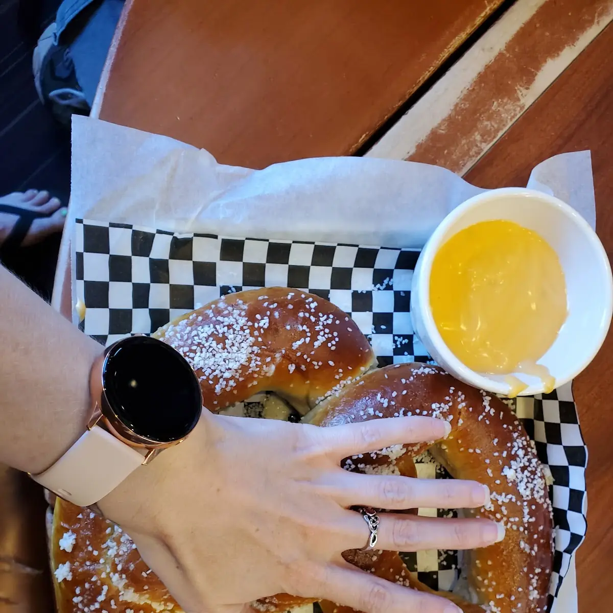 Giant Pretzel with Beer Cheese