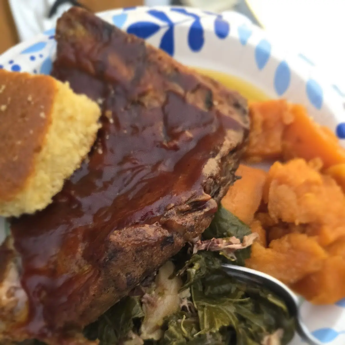 Ribs Collard Greens Yams