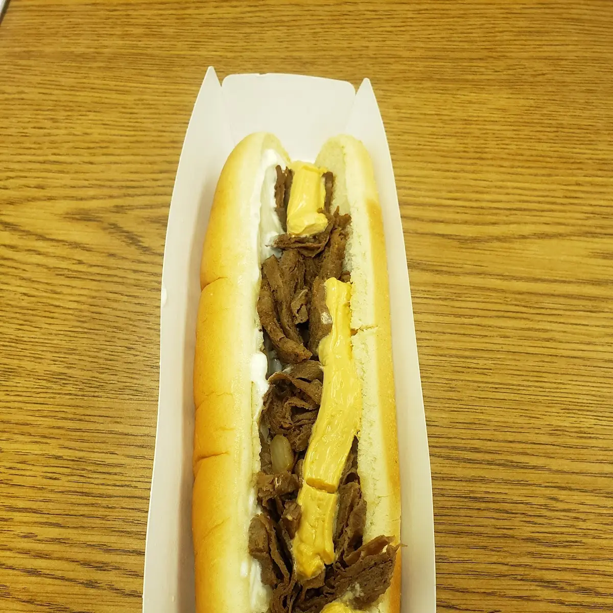 Supposed to a Philly Cheesesteak Threw It Away