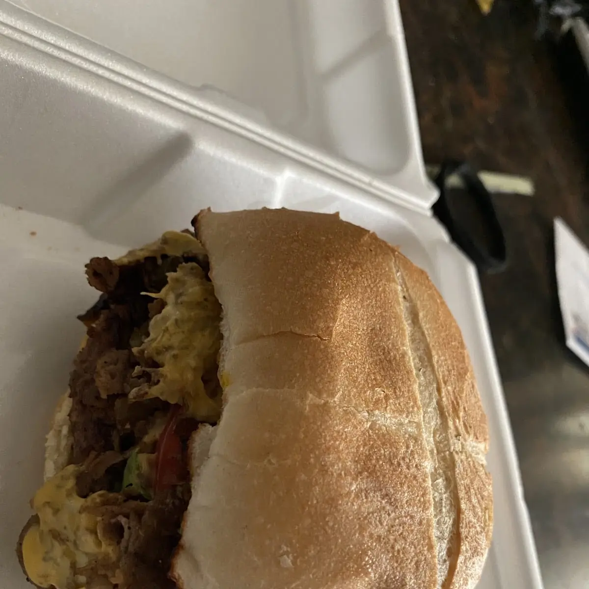 Philly Cheesesteak Double Cheeseburger