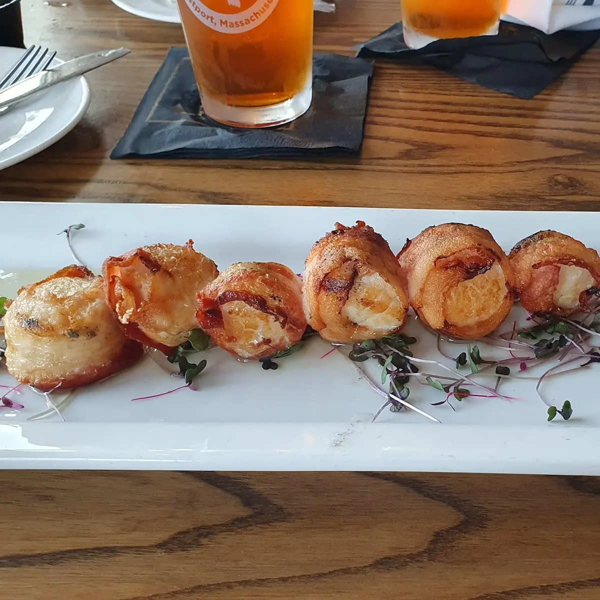 Scallops Wrapped in Bacon