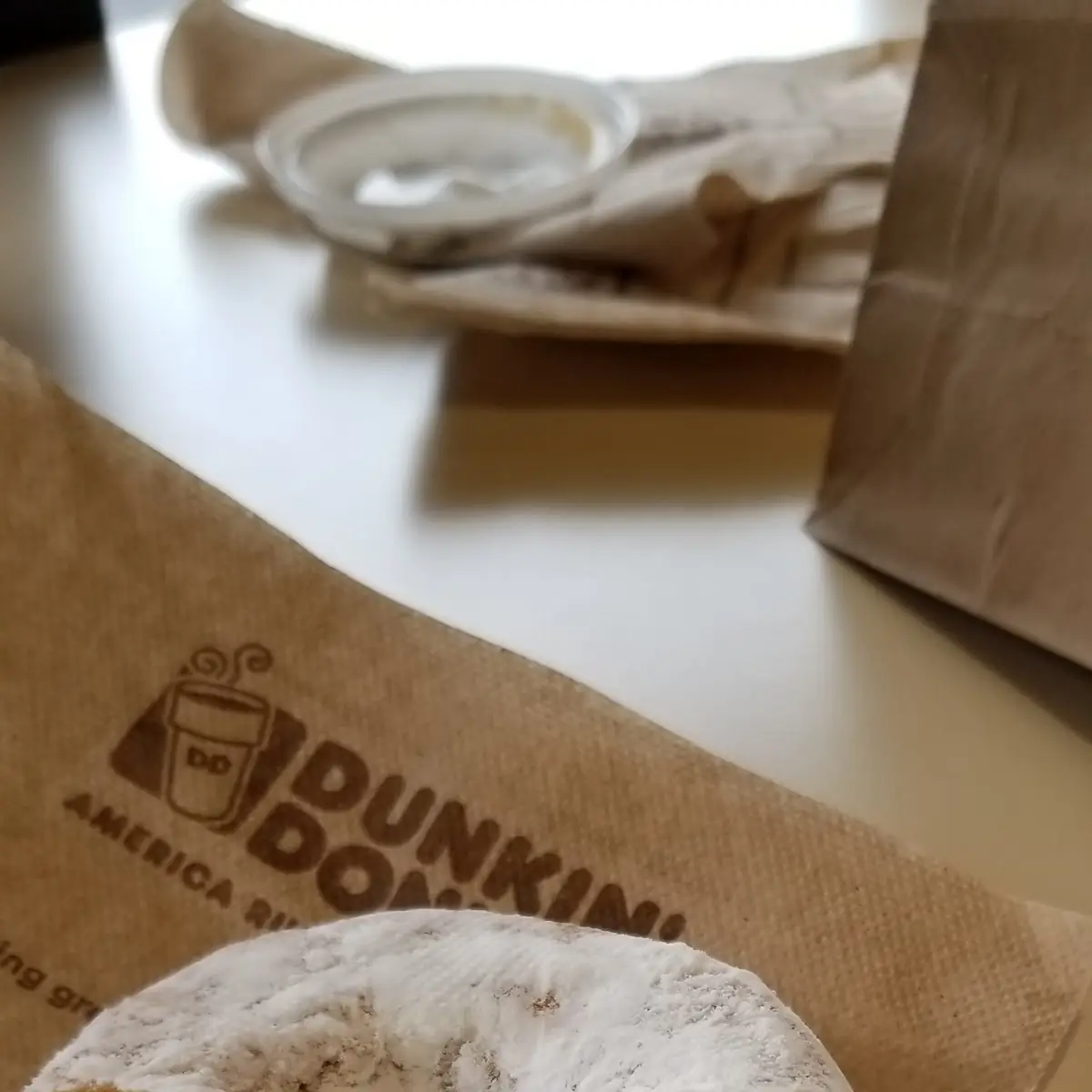 Powdered Cake Donut