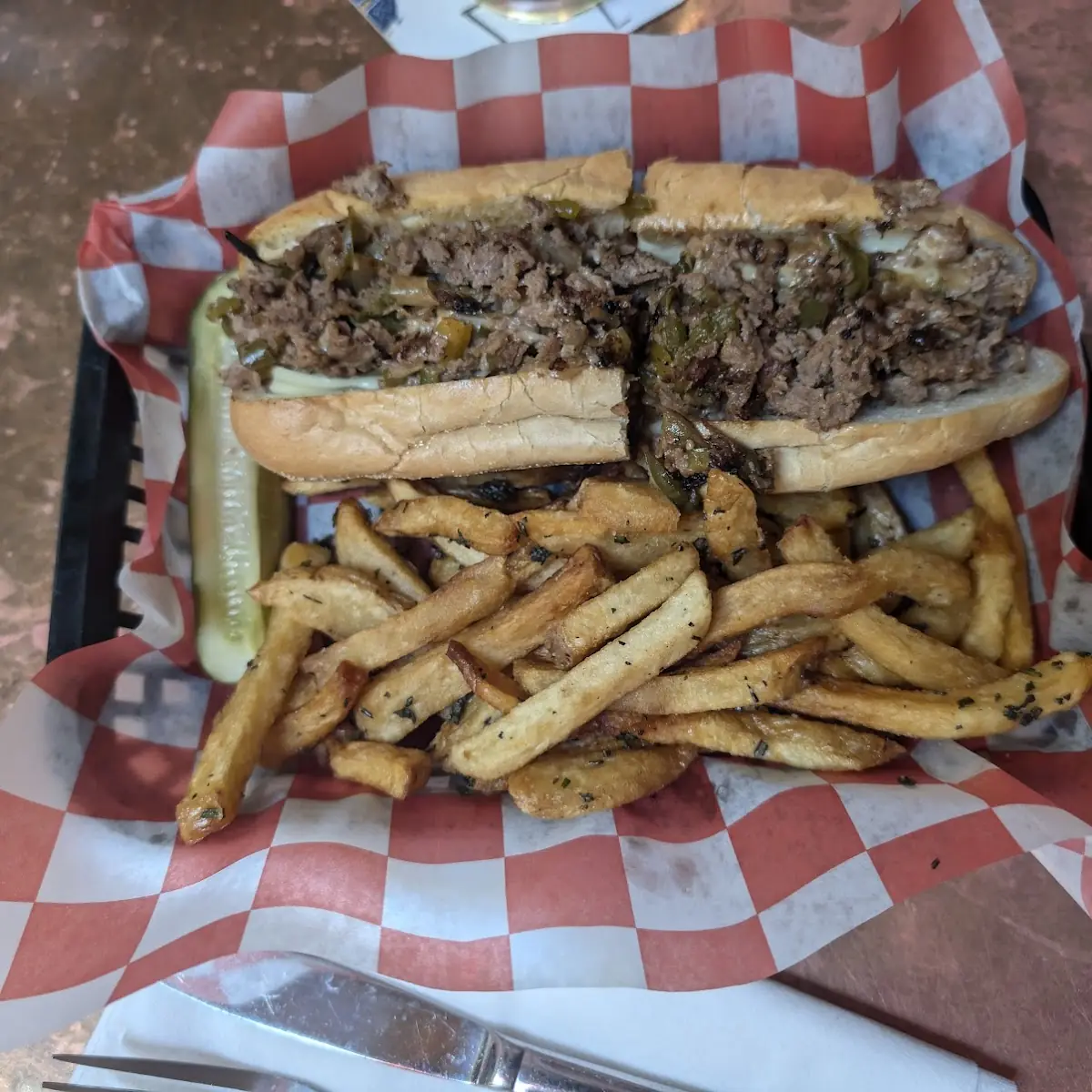Shaved Ribeye Sandwich