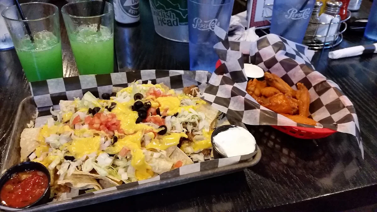 Nachos and Buffalo Wings