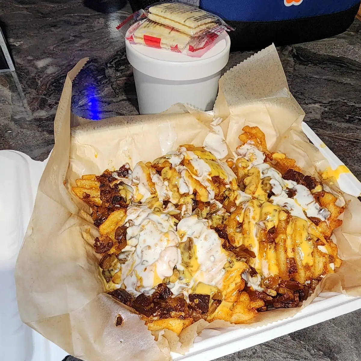 Loaded Waffle Fries