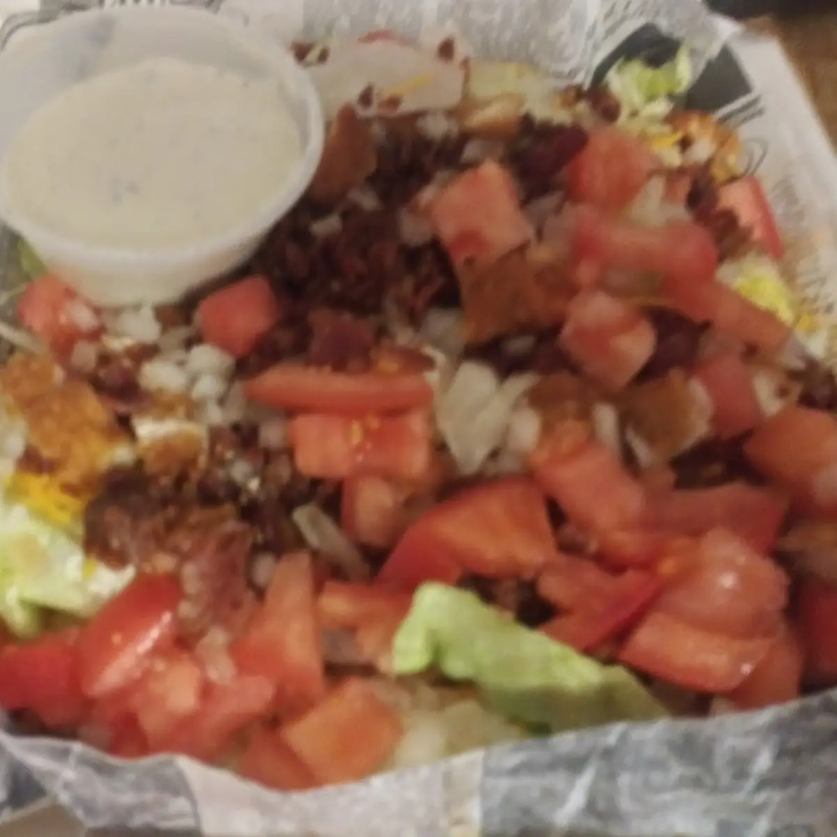 Chicken Bacon Ranch Salad