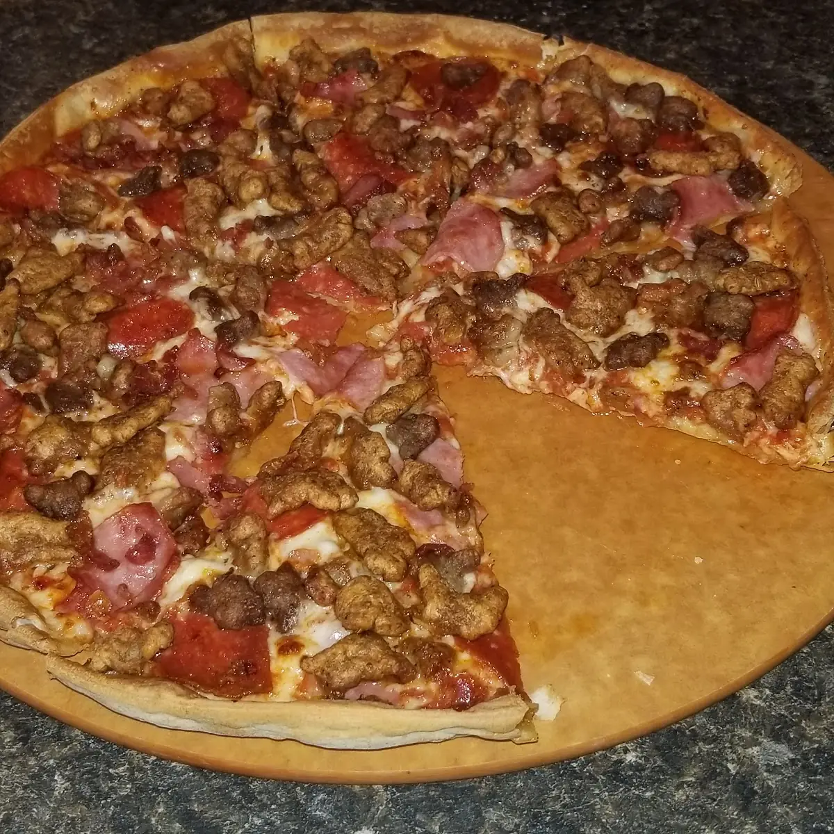 Meat Lovers Pizza Thing Crispy Crust