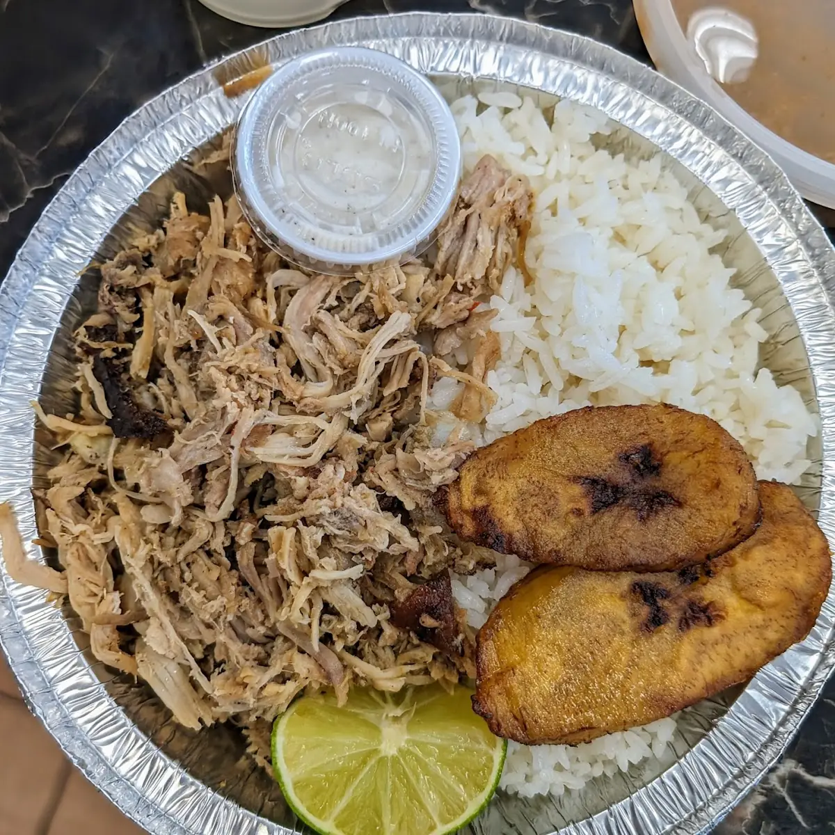 Pernil and White Rice