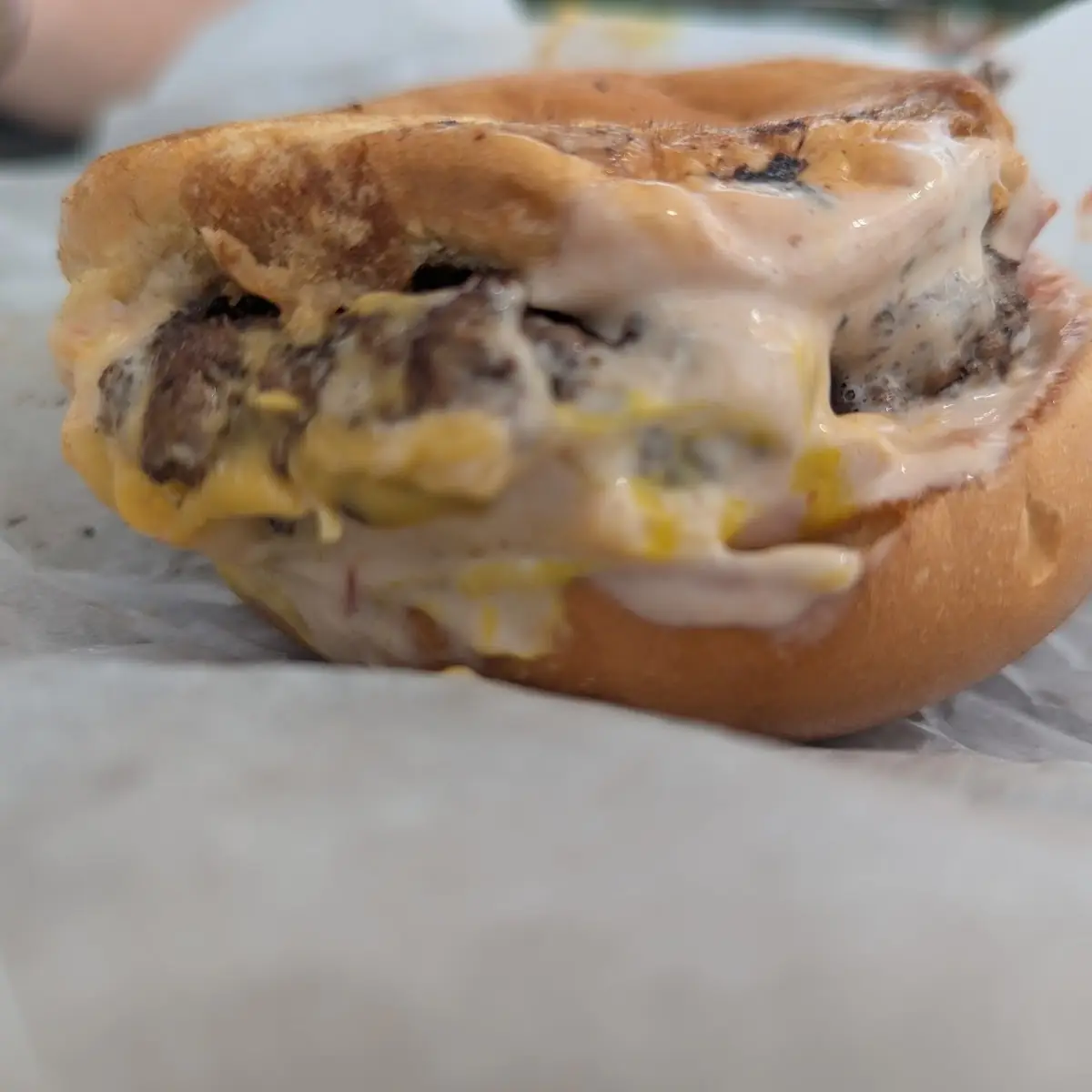 Mushroom Swiss Burger