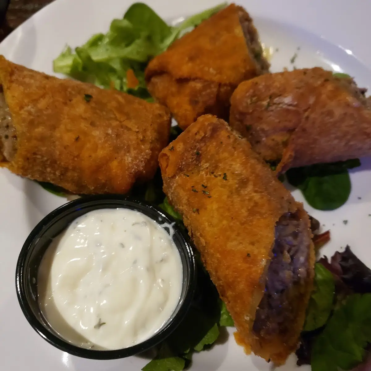 Philly Cheesesteak Egg Rolls