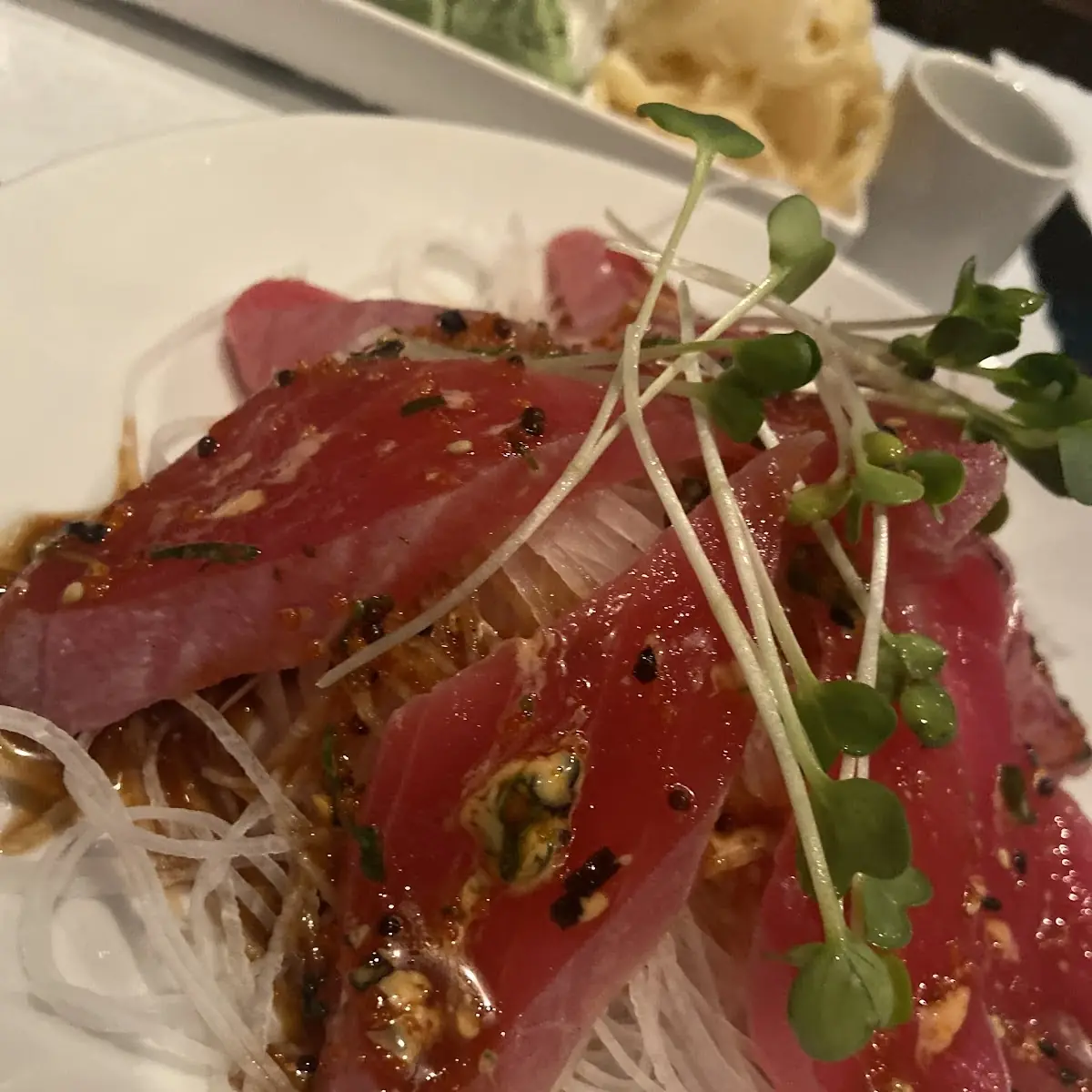 Fiery Tuna Sashimi