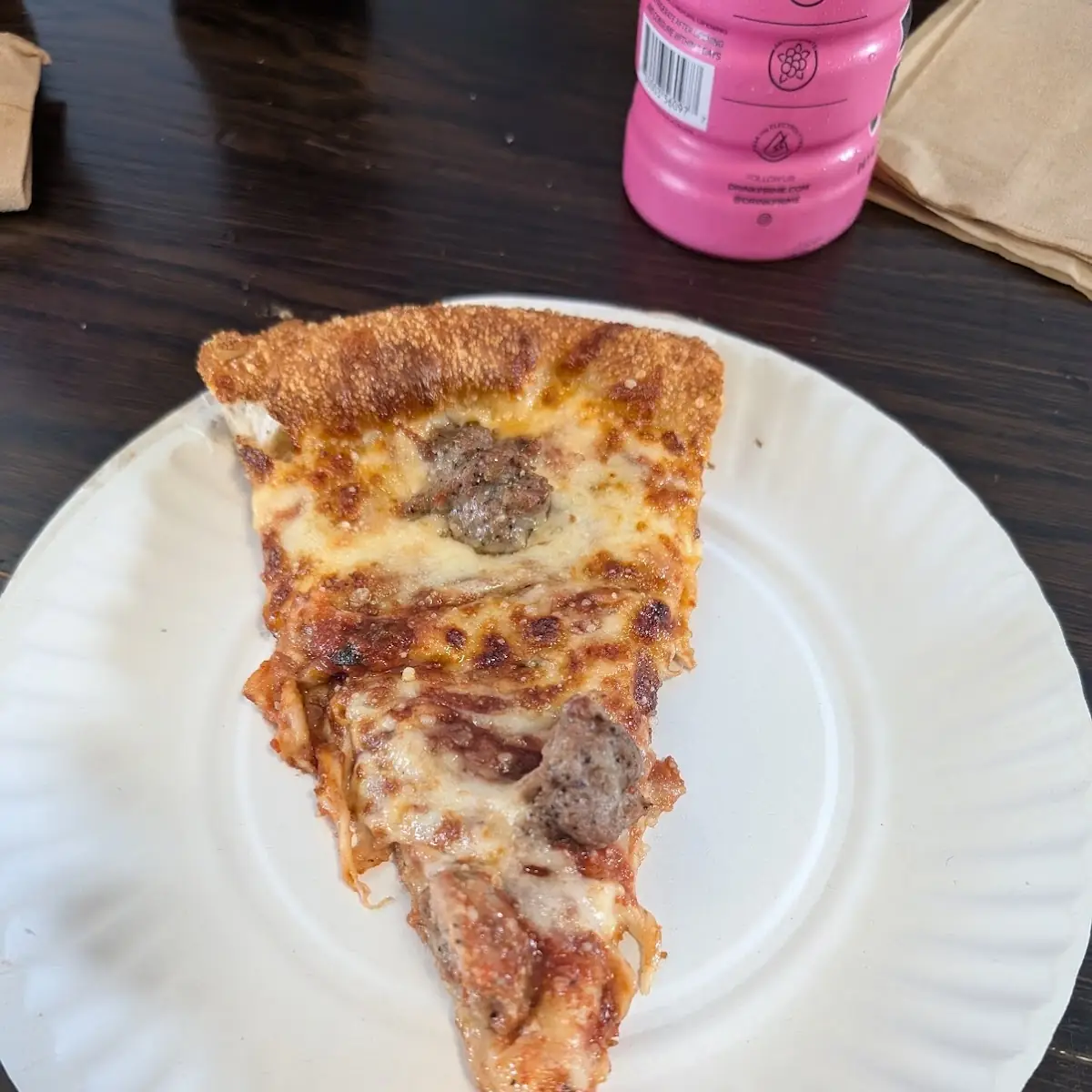 Slice of Sausage Pizza