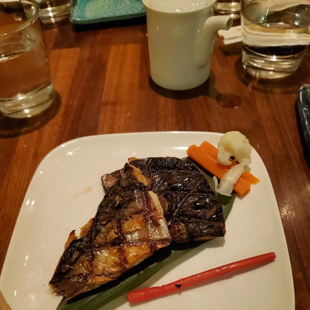 Grilled Salmon Collar