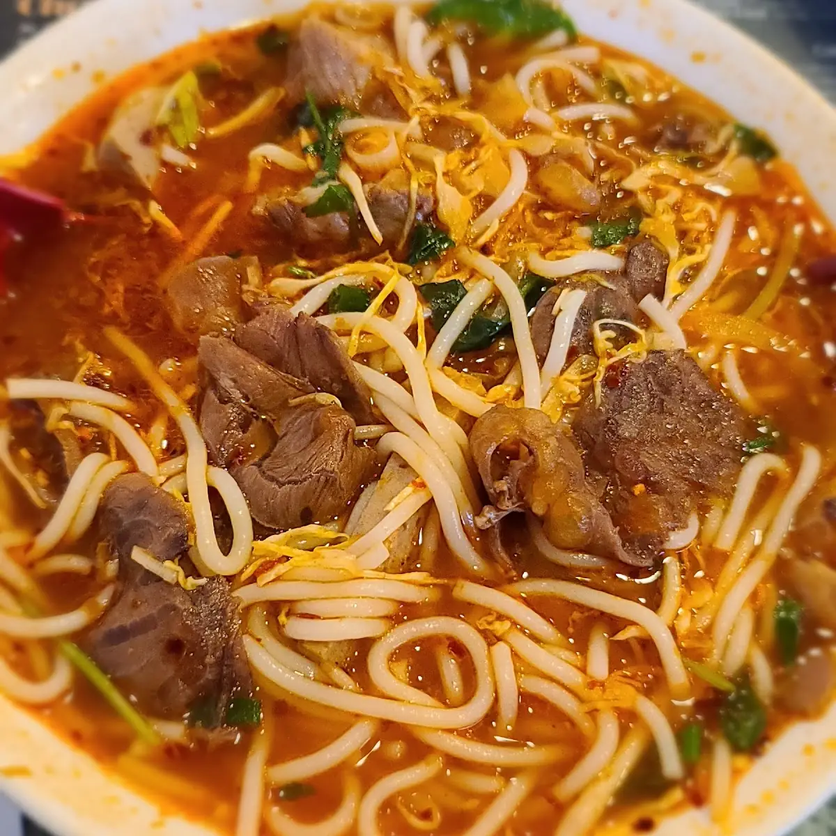 Spicy Sour Beef Noodle Soups Bún Bò Huế