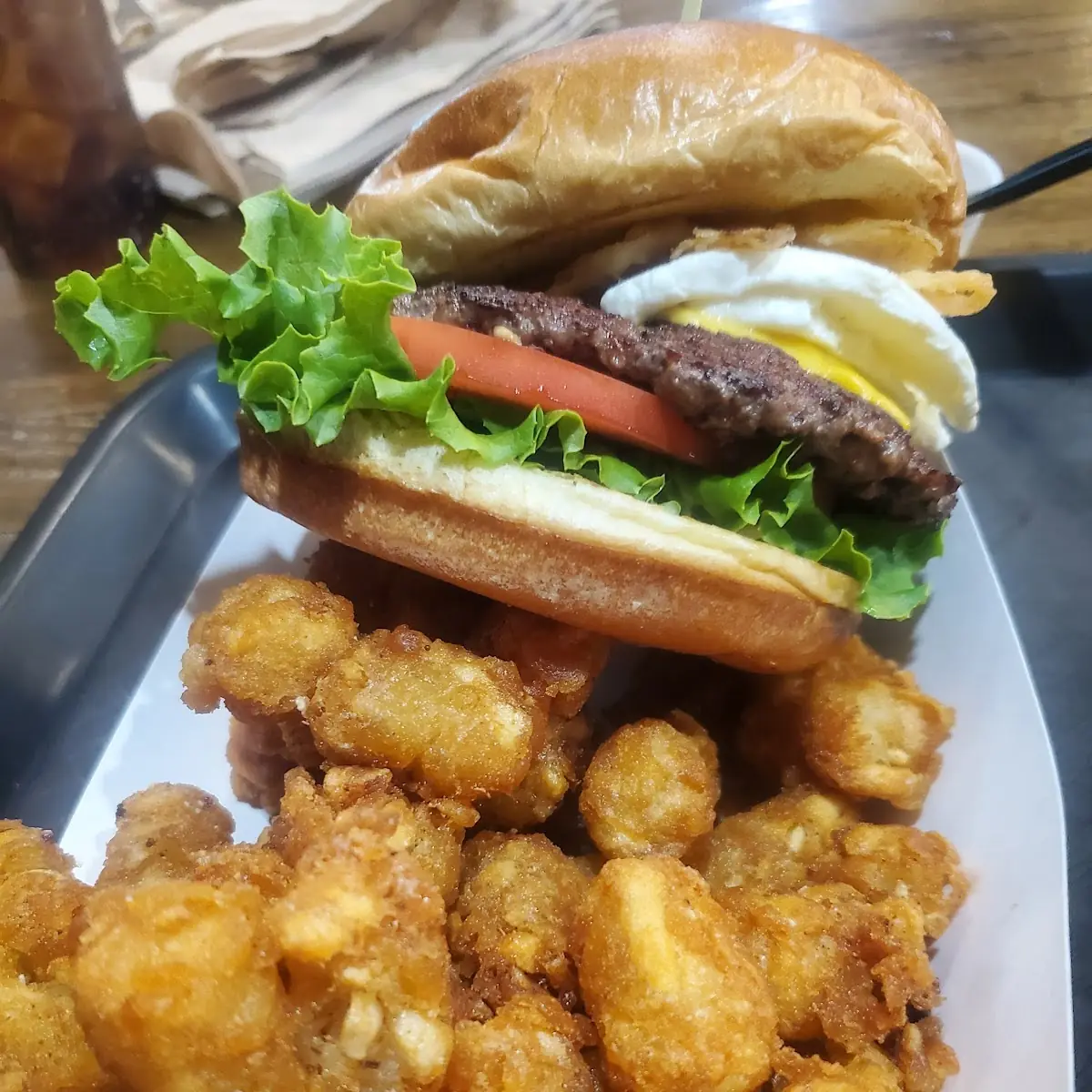 Crispy Cheese Burger