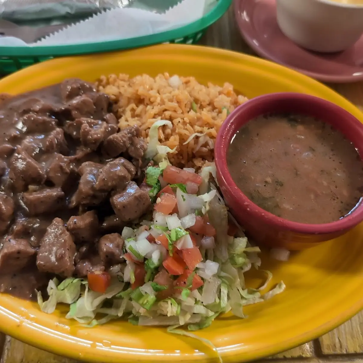 Carne Guisada Plate