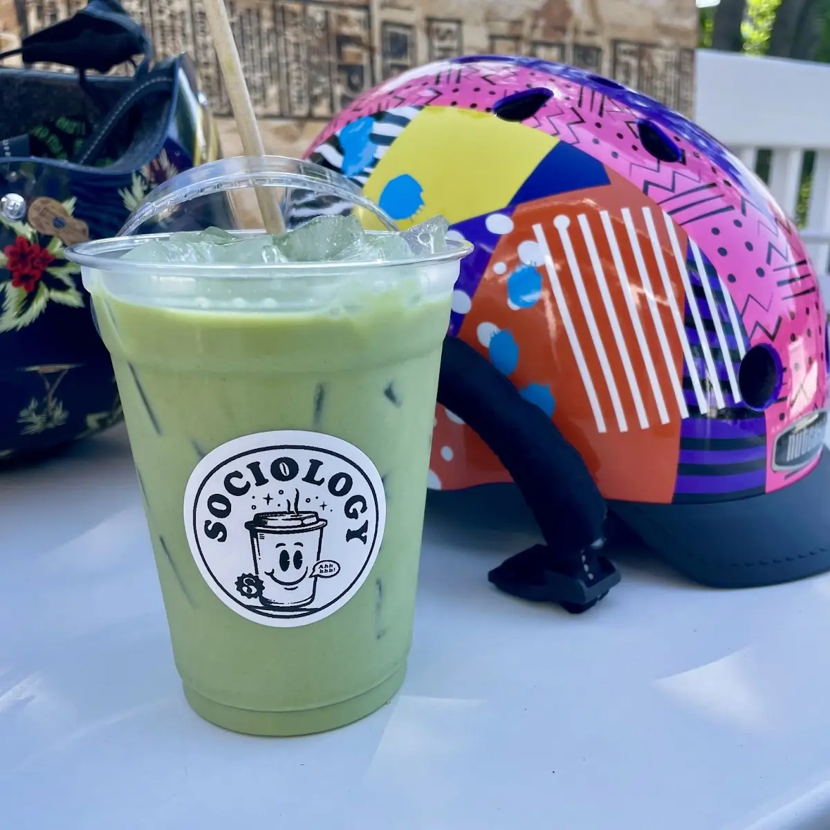 Iced Matcha Tea Latte