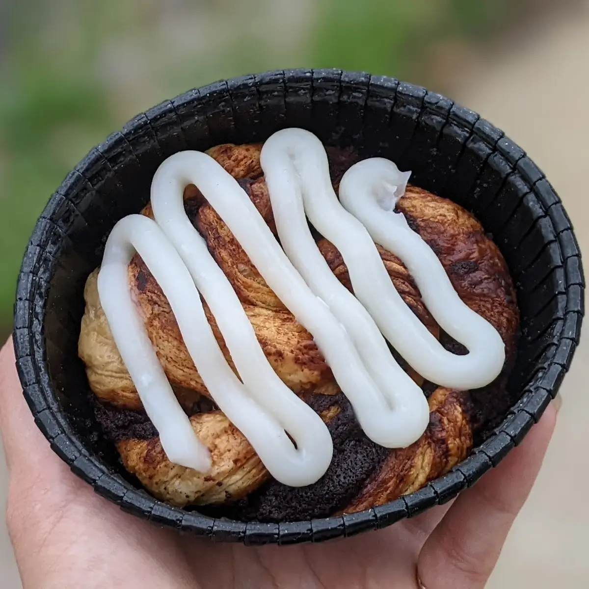 Vegan Cinnamon Roll Croissant
