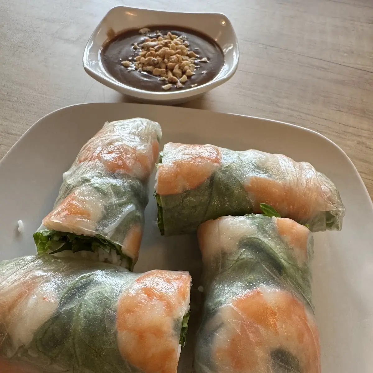 Fresh Shrimp and Rice Paper Rolls