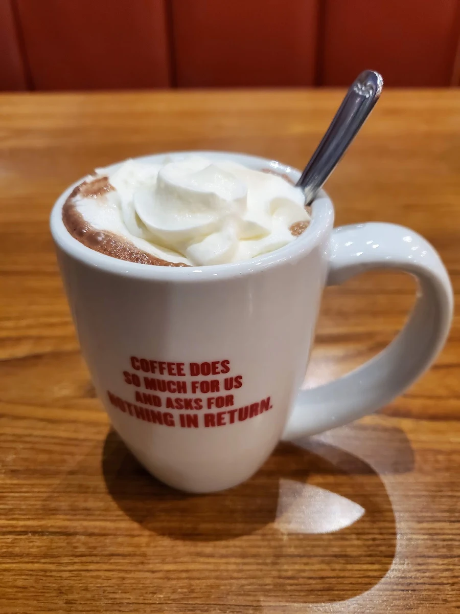 Hot Chocolate, Denny's Delta Restaurant