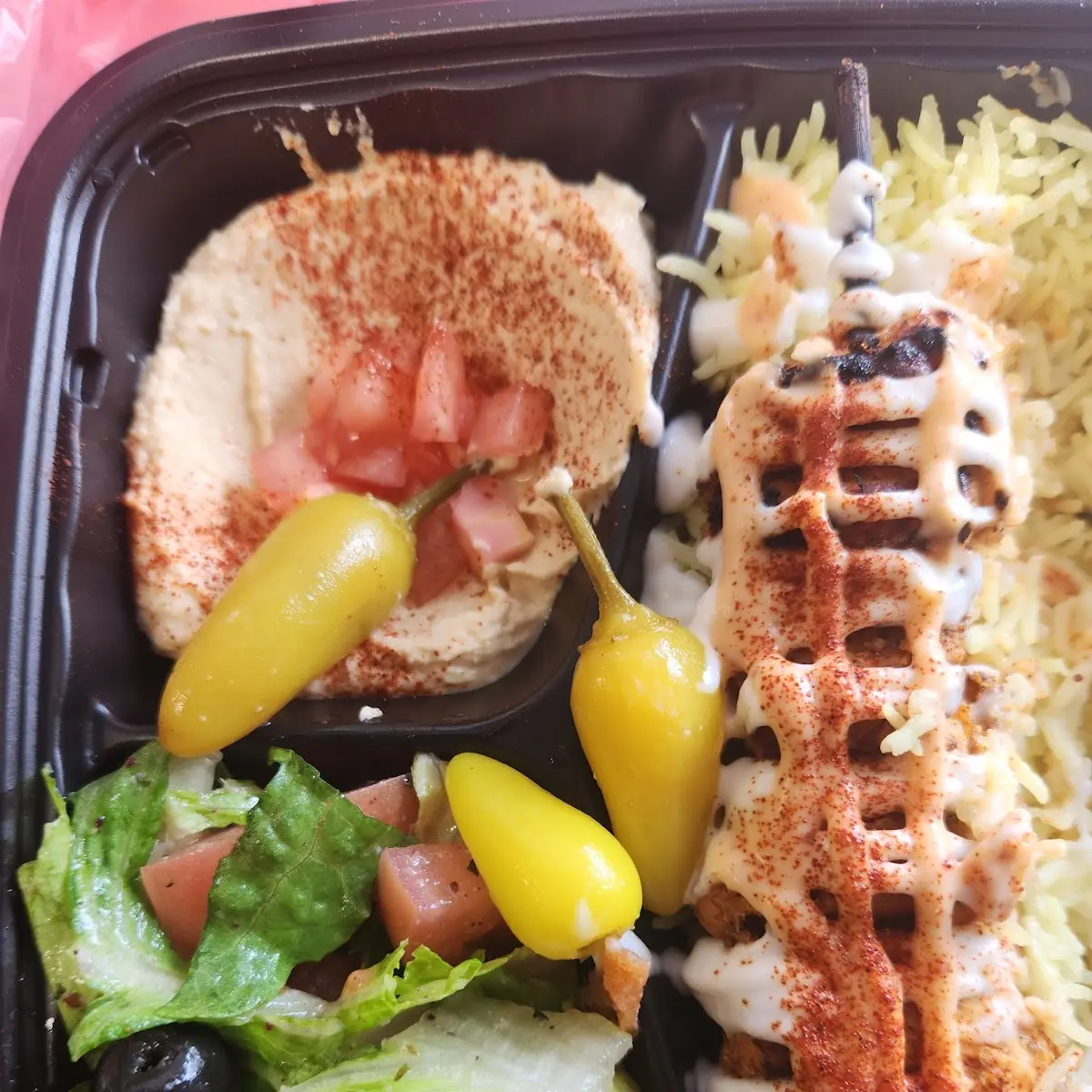 Chicken Shawarma Plate with Fries