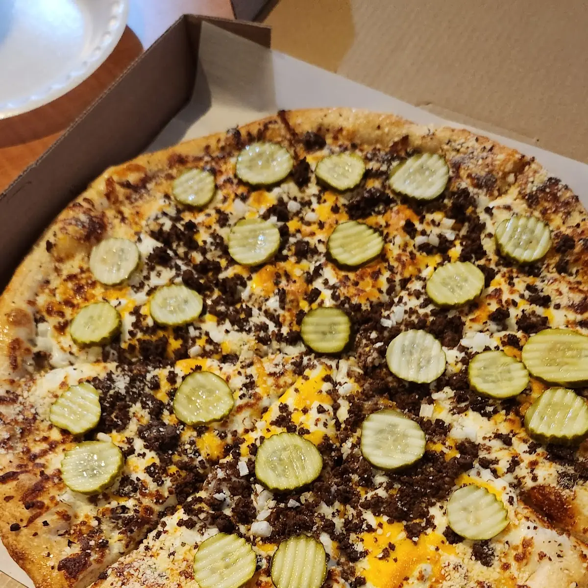 Cheeseburger Pizza