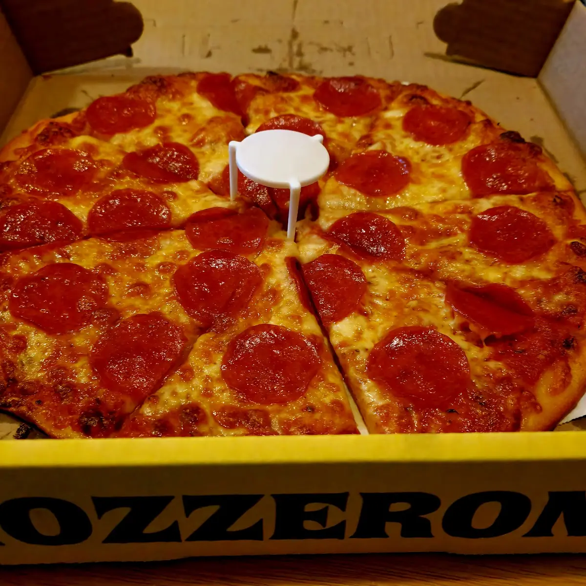 Thin Crust Pepperoni Pizza