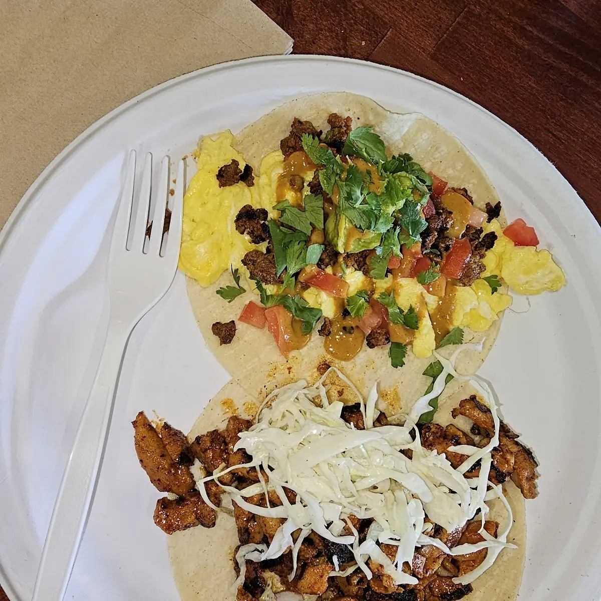 Breakfast Taco and Korean BBQ