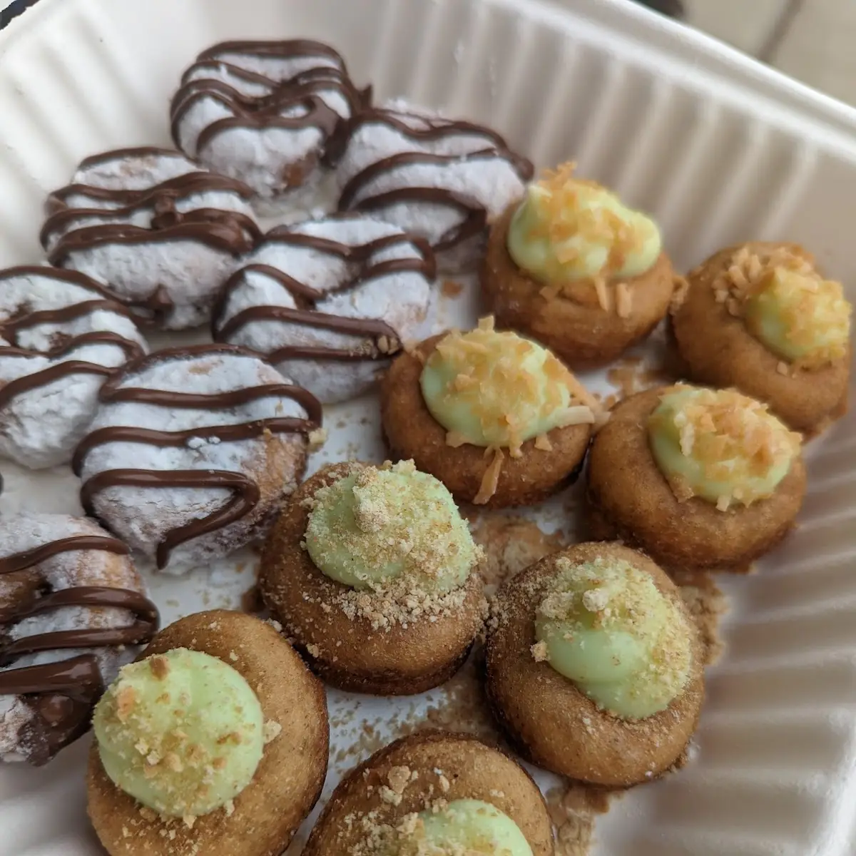 Key Lime Pie Mini Donuts
