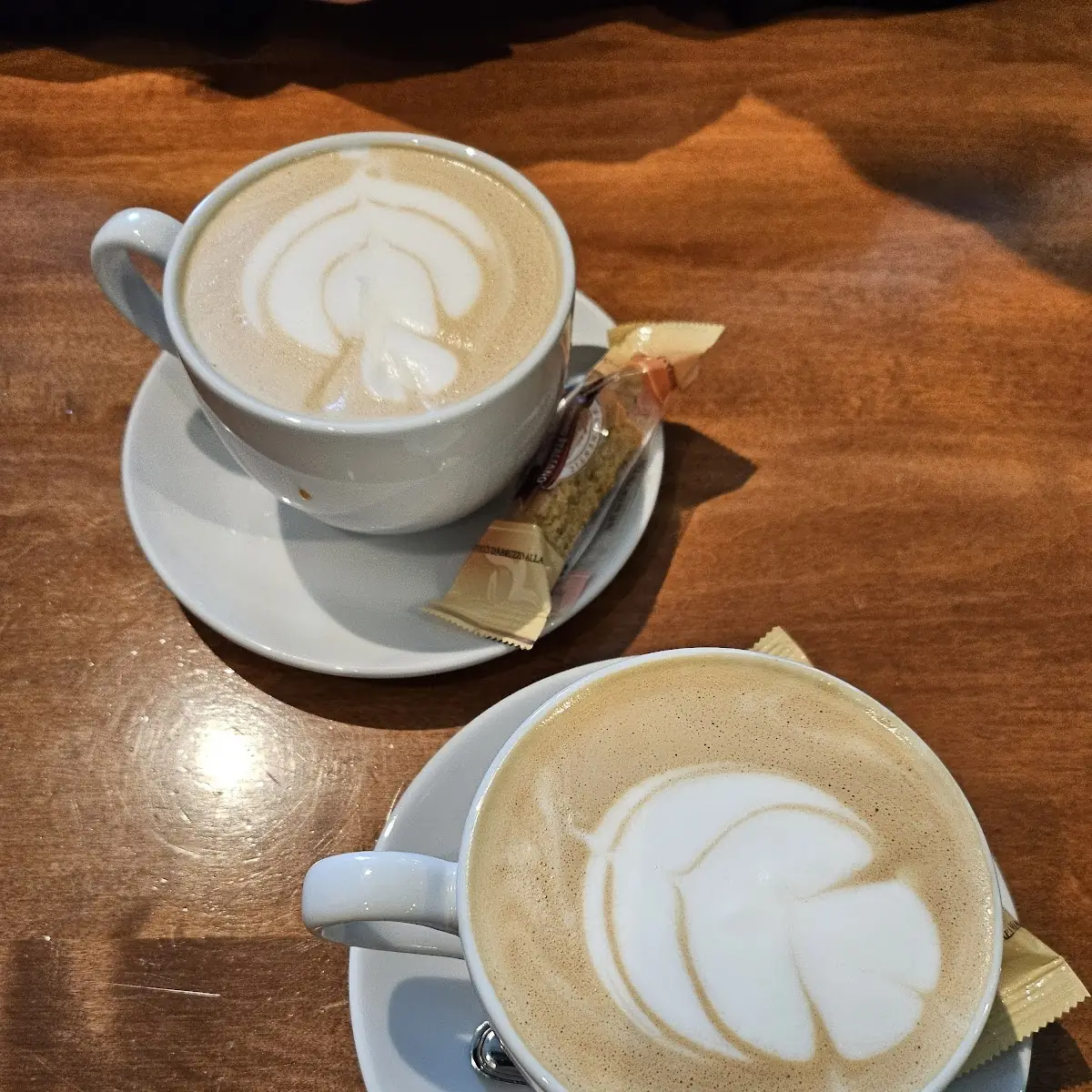 Latte with Heart-Shaped Foam Art