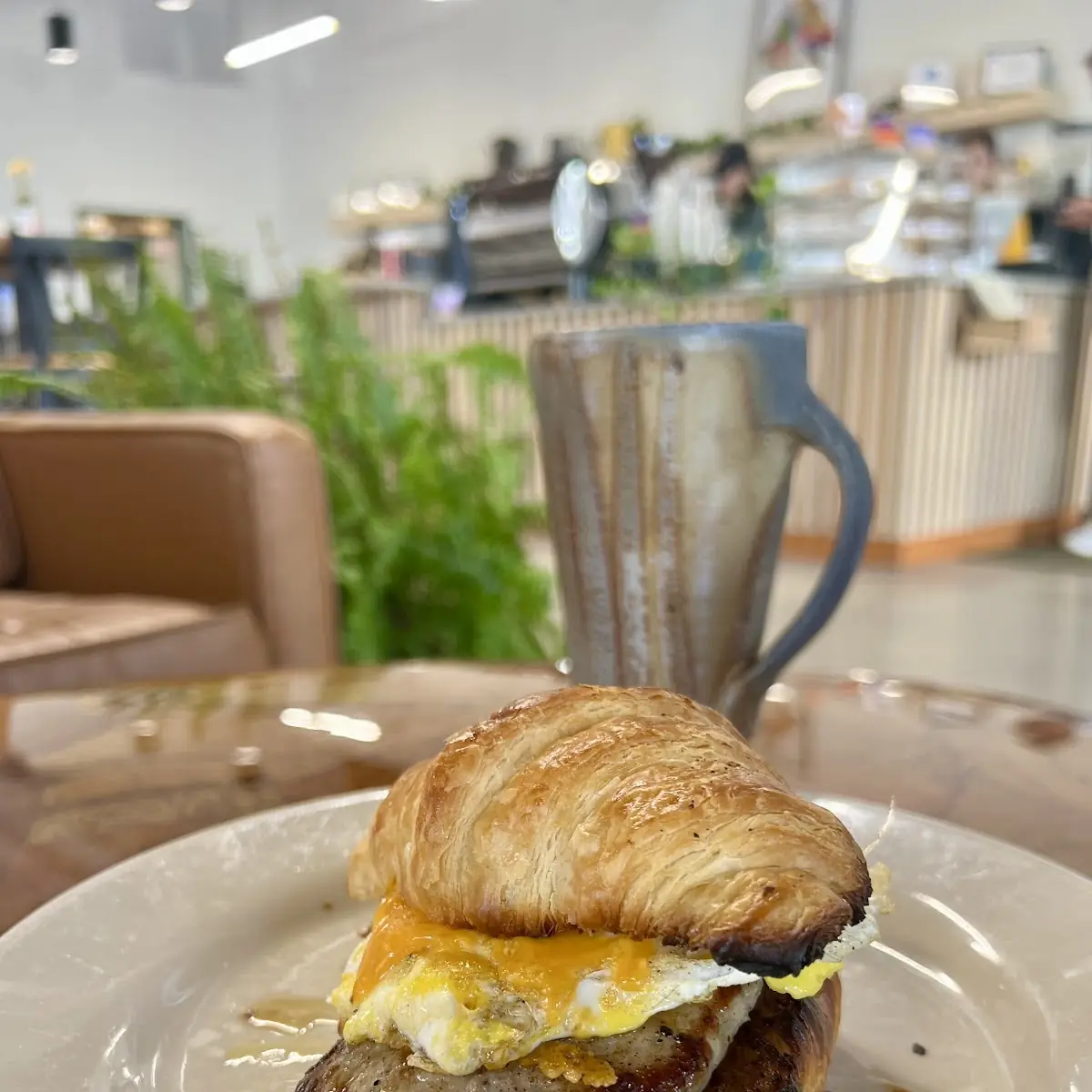 Sausage Egg & Cheese Croissant