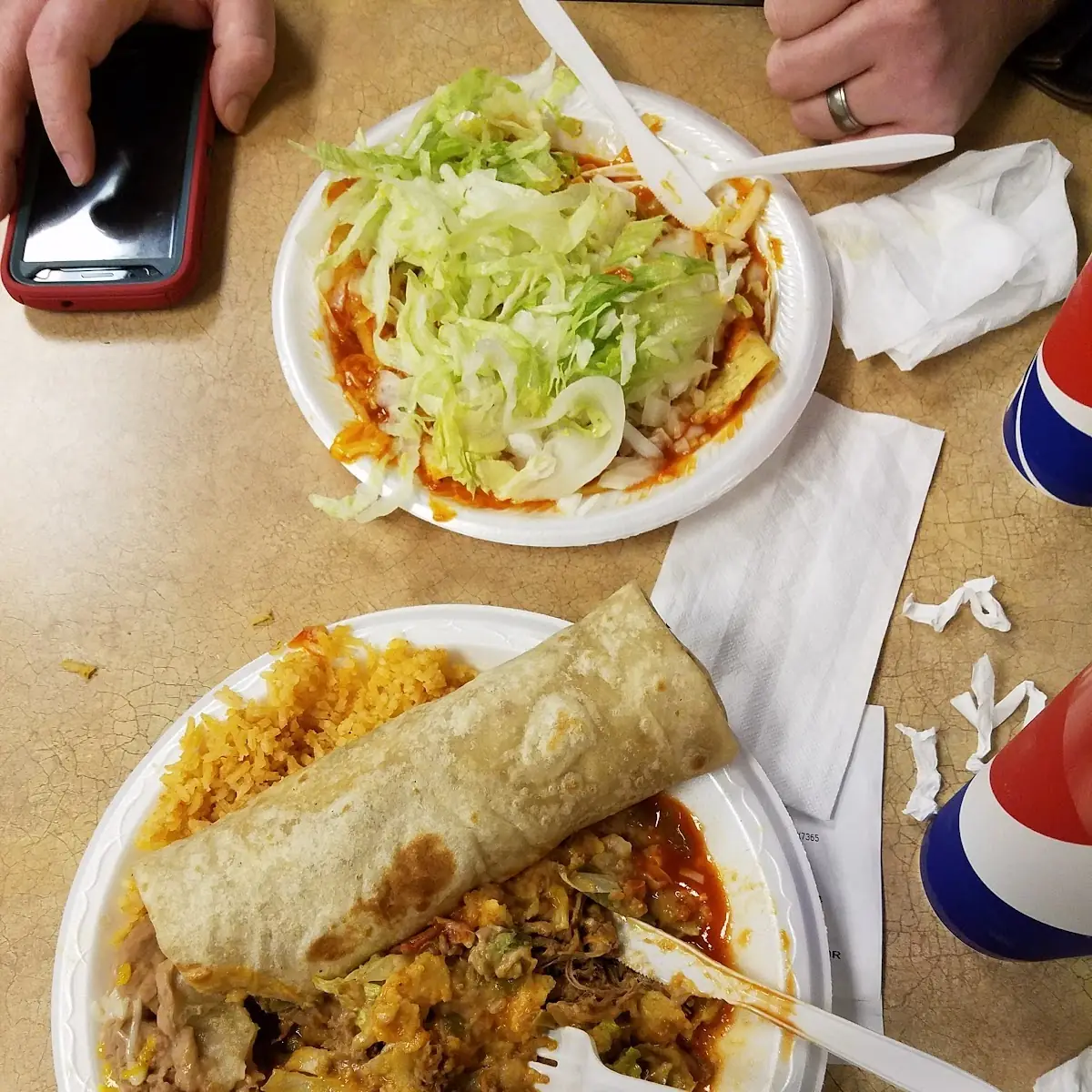 Beans and Cheese Burrito