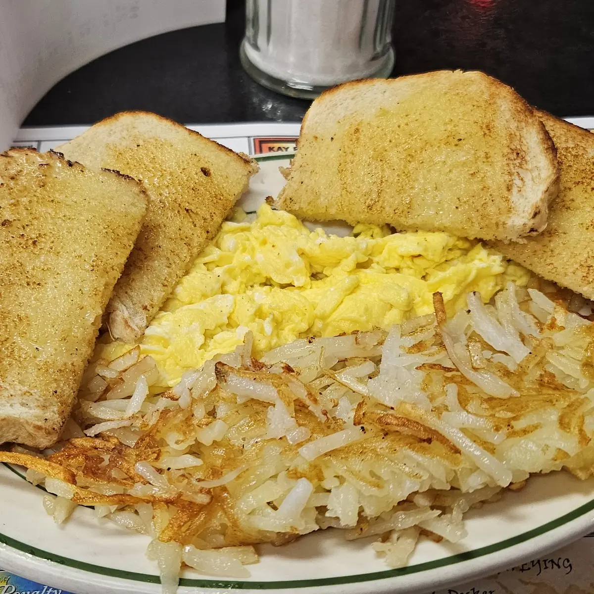 Scrambled Eggs Hash Browns