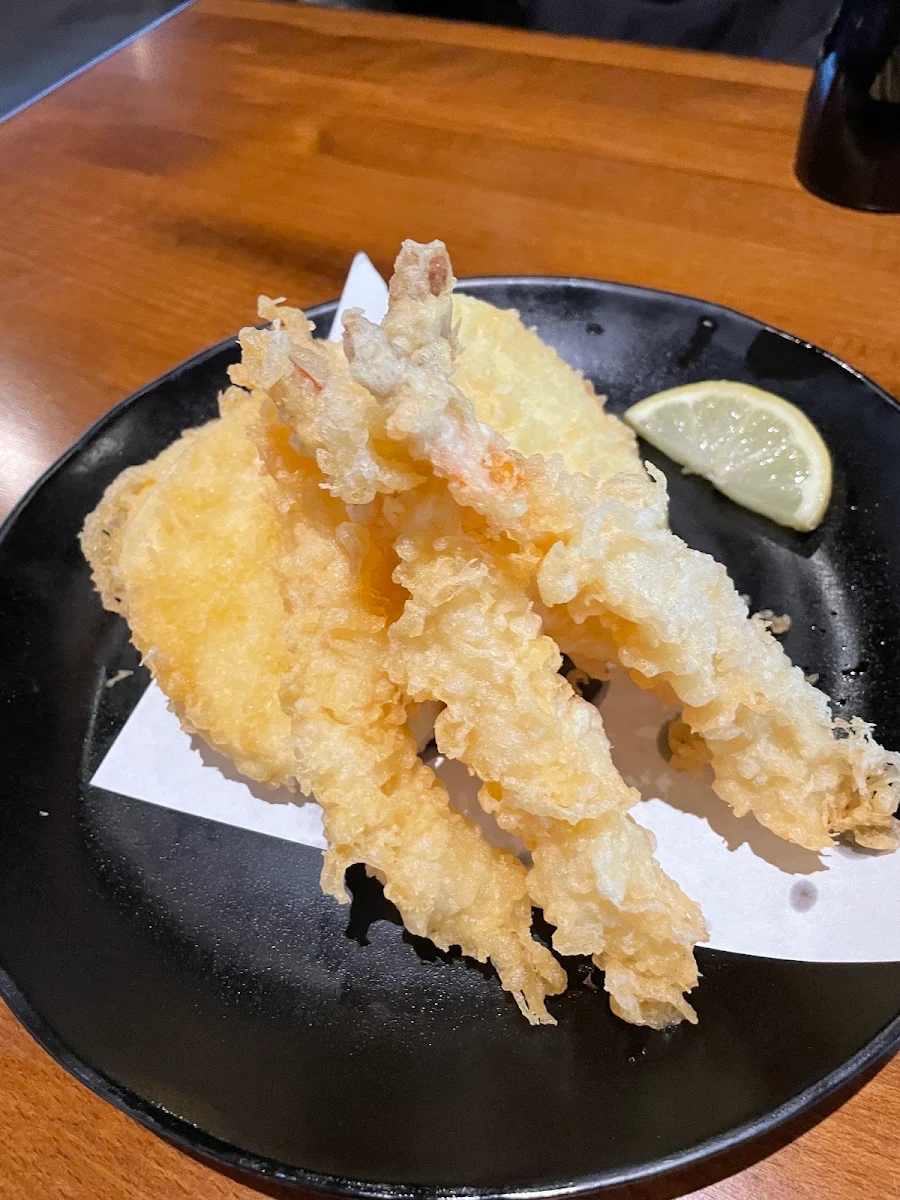 Assorted Tempura Plate, Sushi & Roll