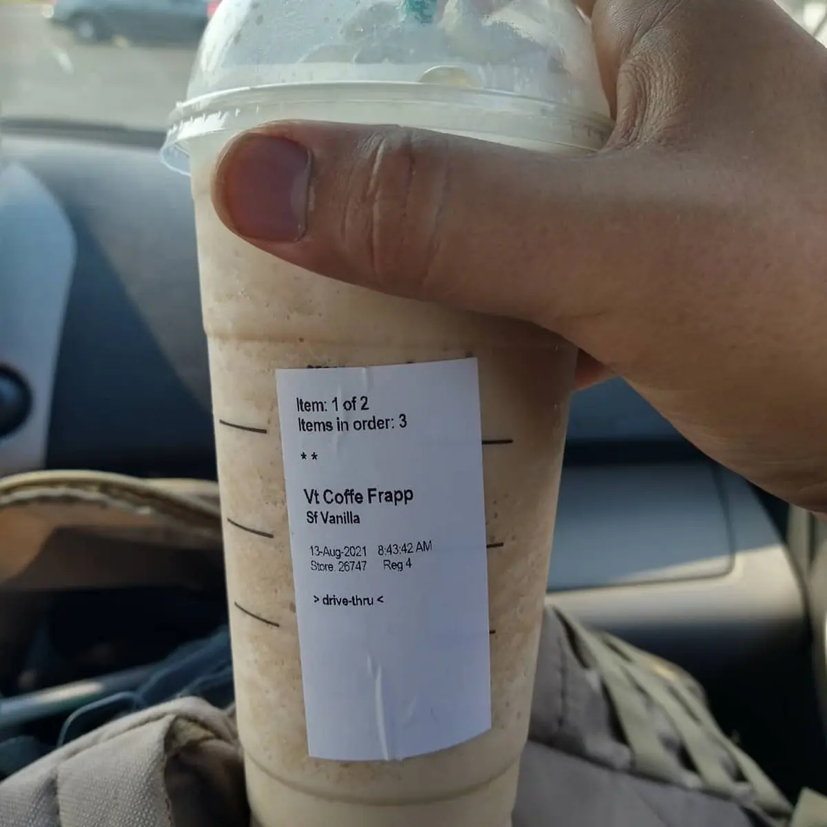 Sugar Free Vanilla FRAP