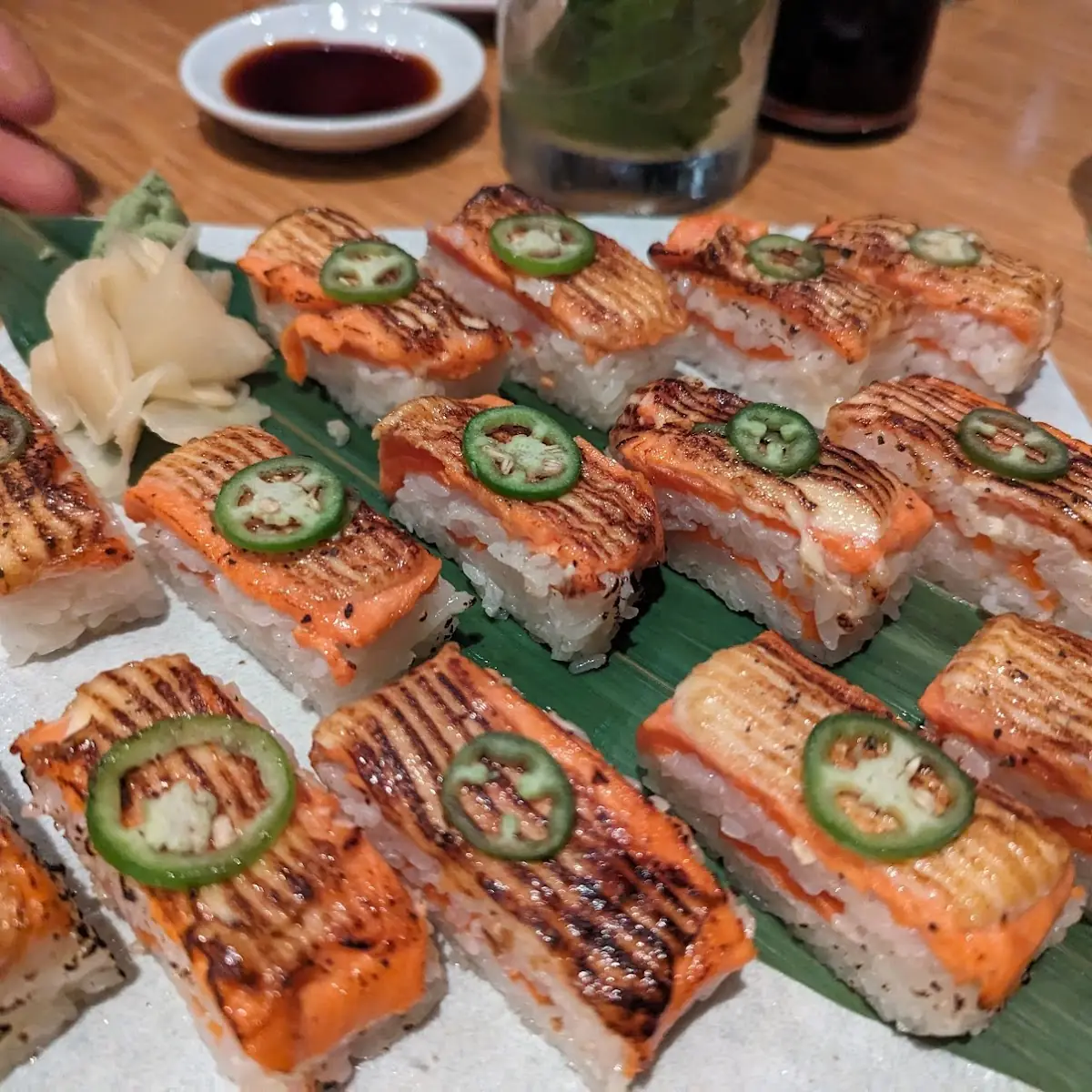 Spicy Aburi Salmon Belly