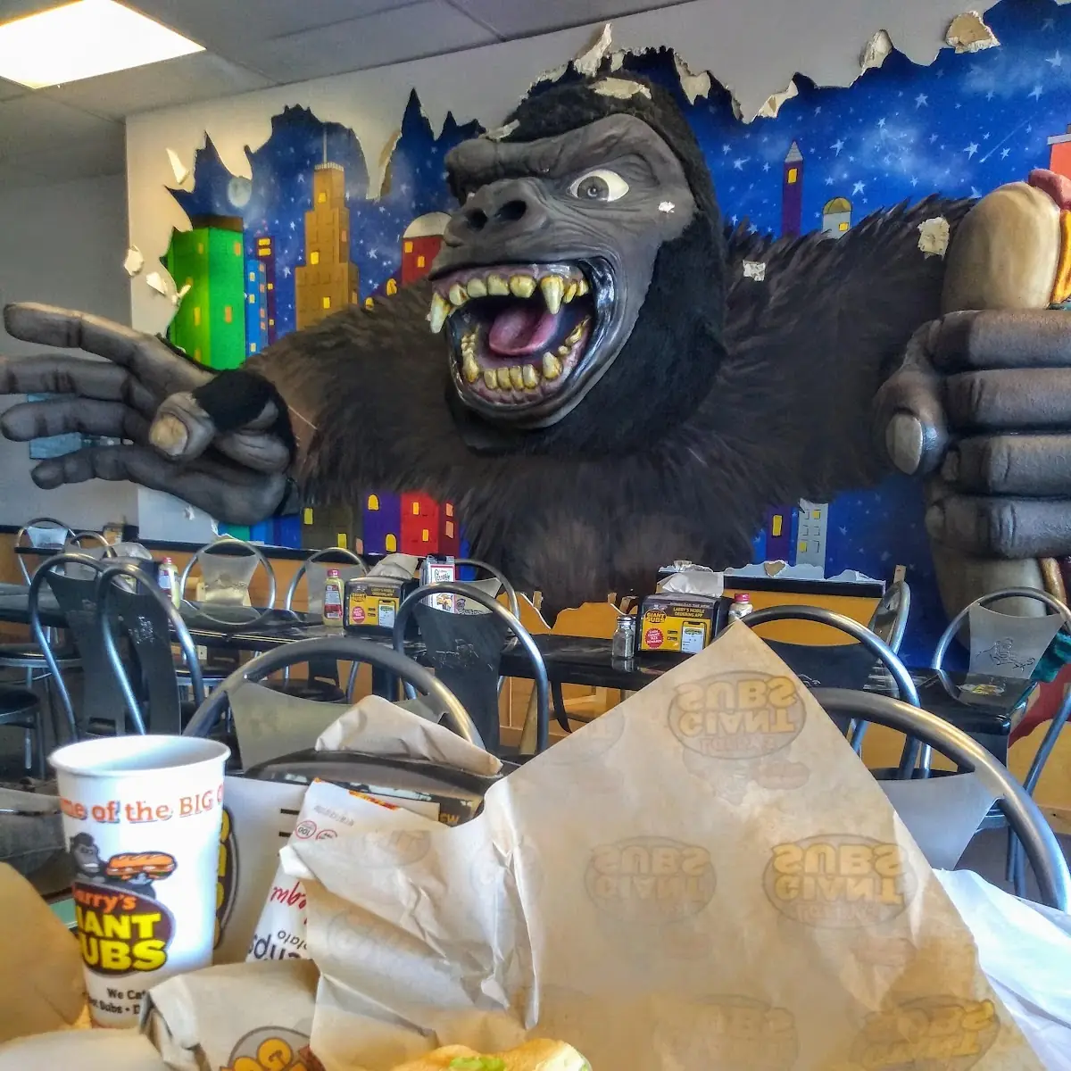 Cheesesteak Sub and a Mighty Mitch Roast Beef and Ham Sub