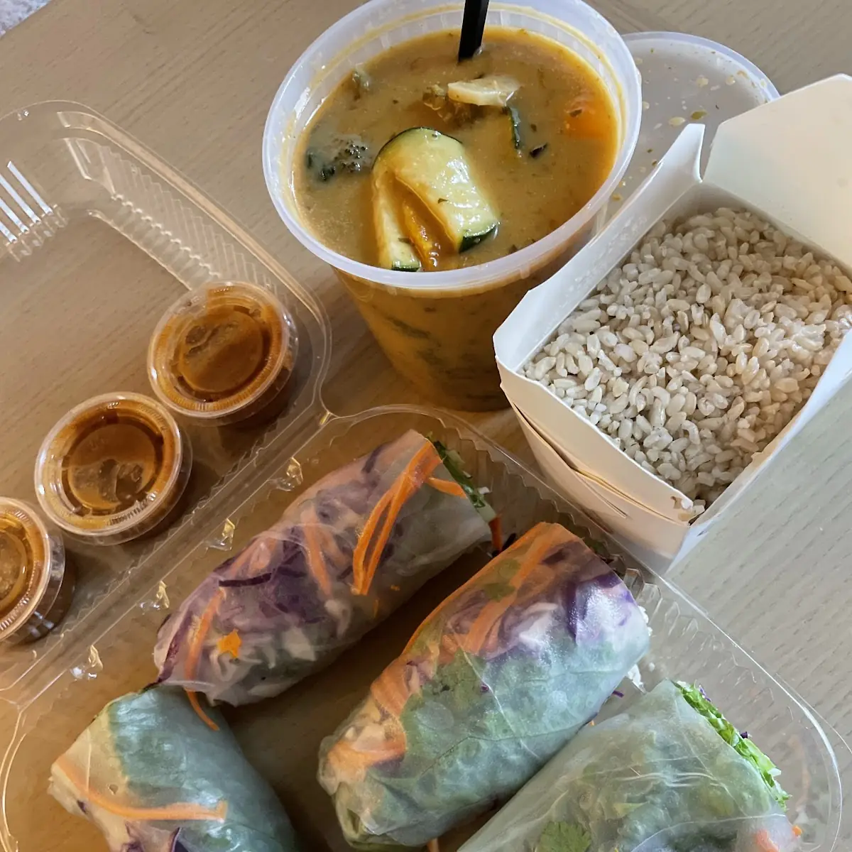 Green Curry Brown Rice