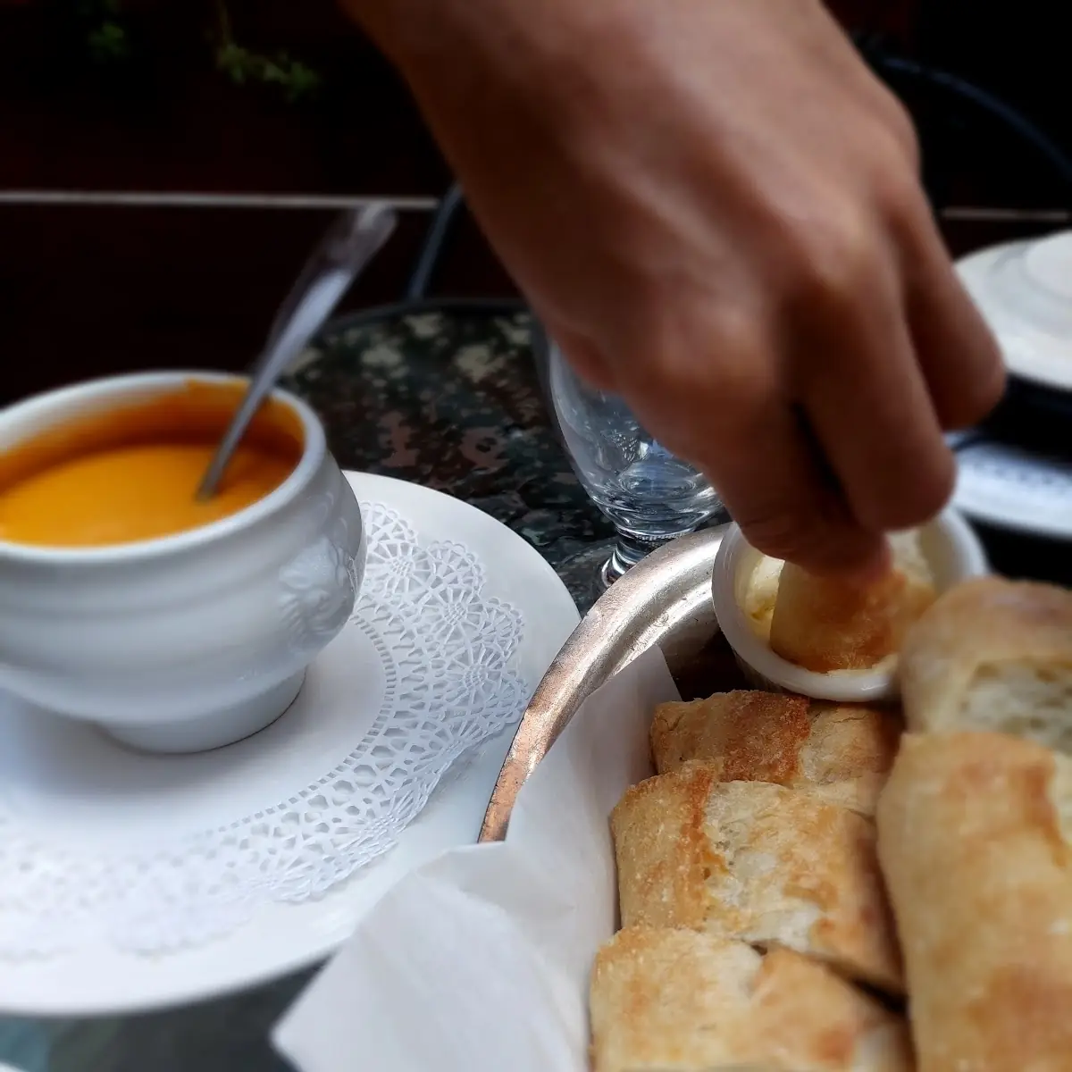 Fresh Maine Lobster Bisque with Lobster Bits