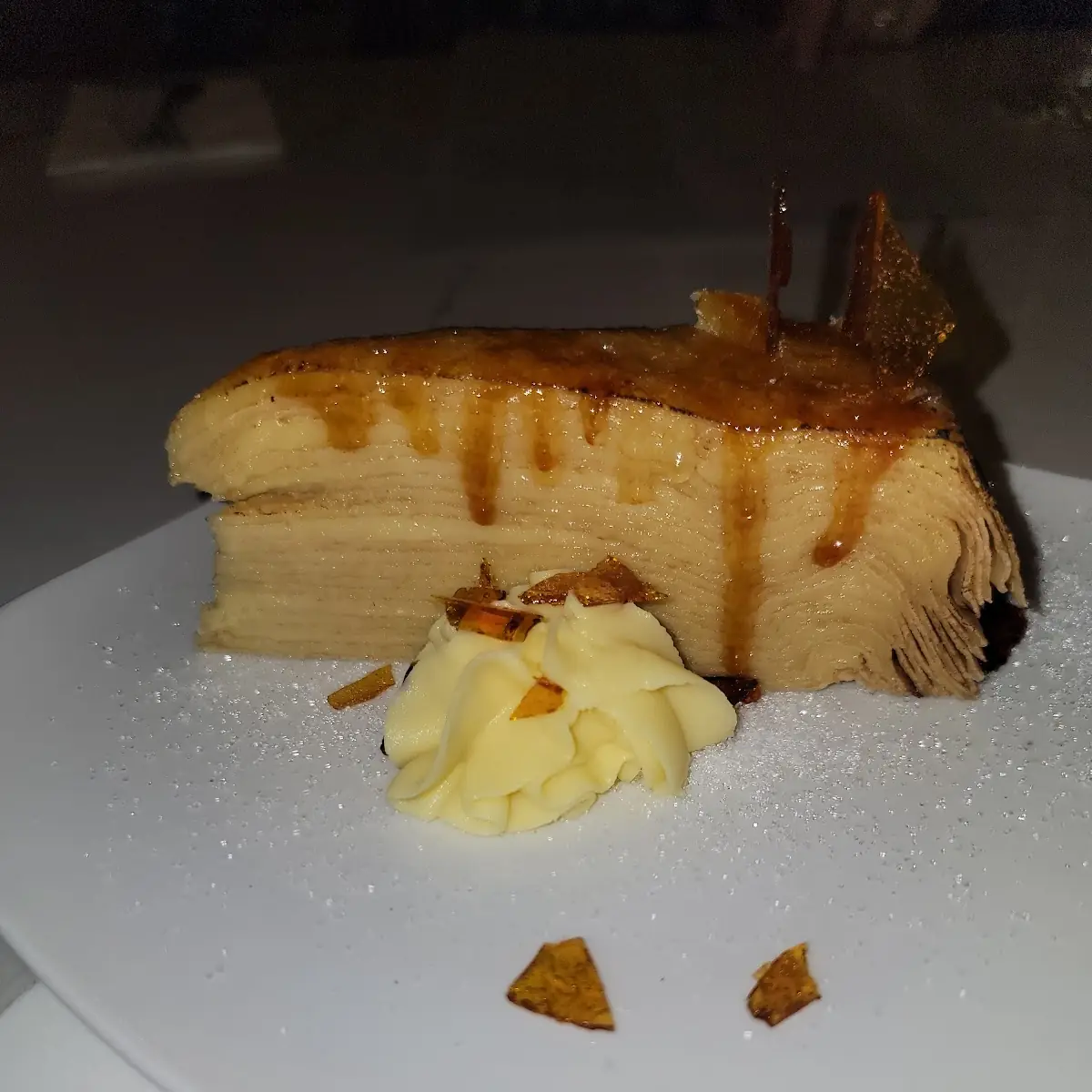 40 Layered Crepe Creme Brulee