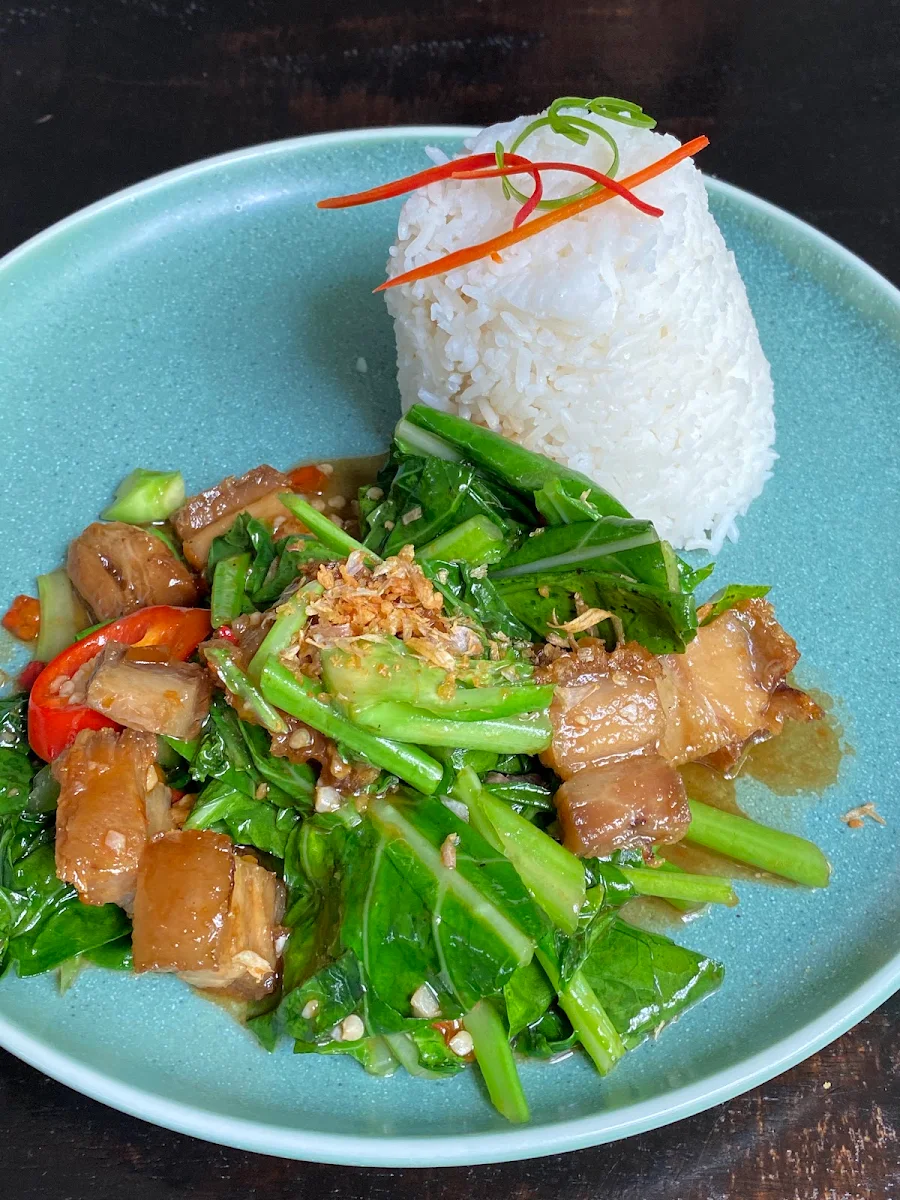 With Chinese Broccoli