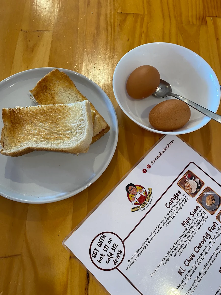 Kaya Toast and Egg, Aunty Alice Kopitiam