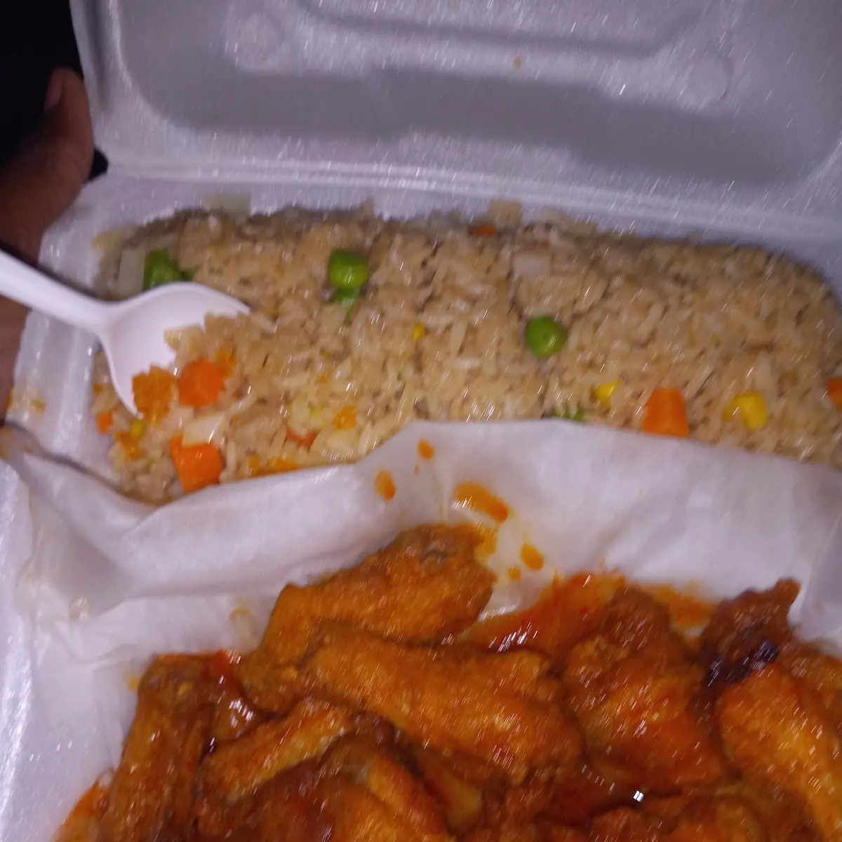 Chicken Wings Fried Rice