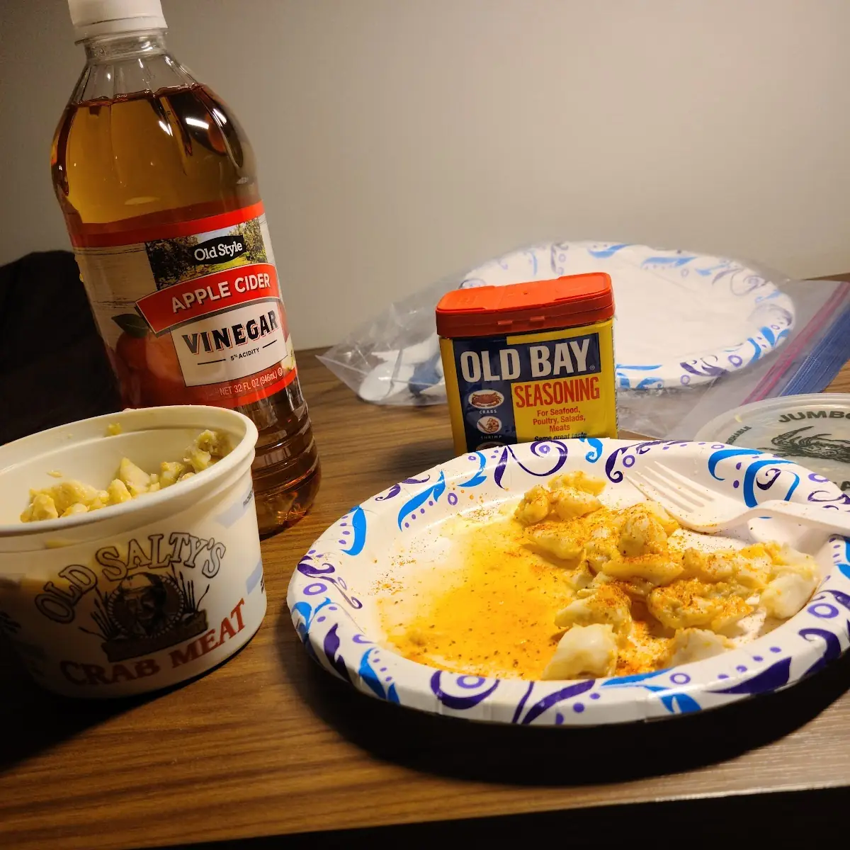 Lump Crab with Old Bay and Vinegar