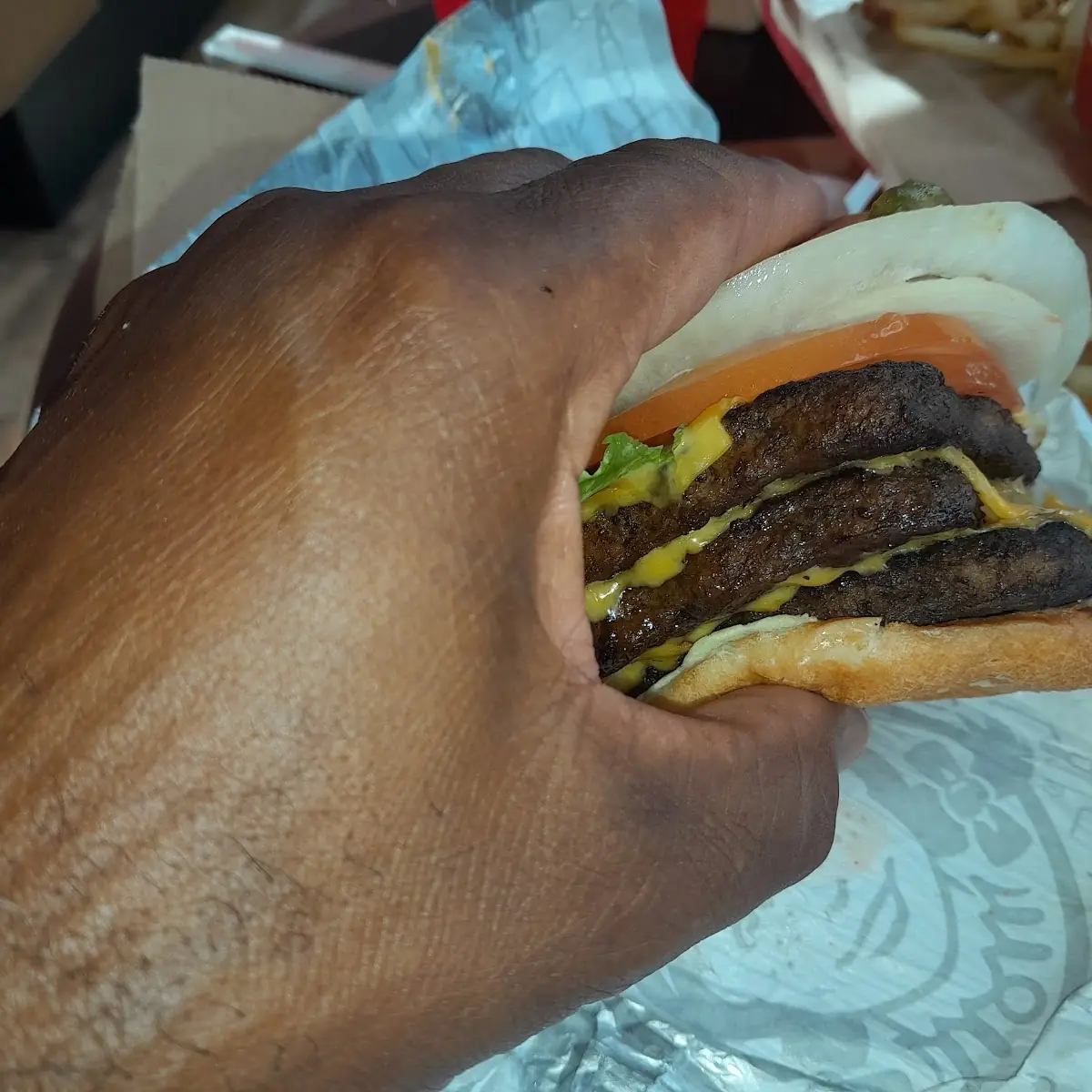 Triple Cheeseburger