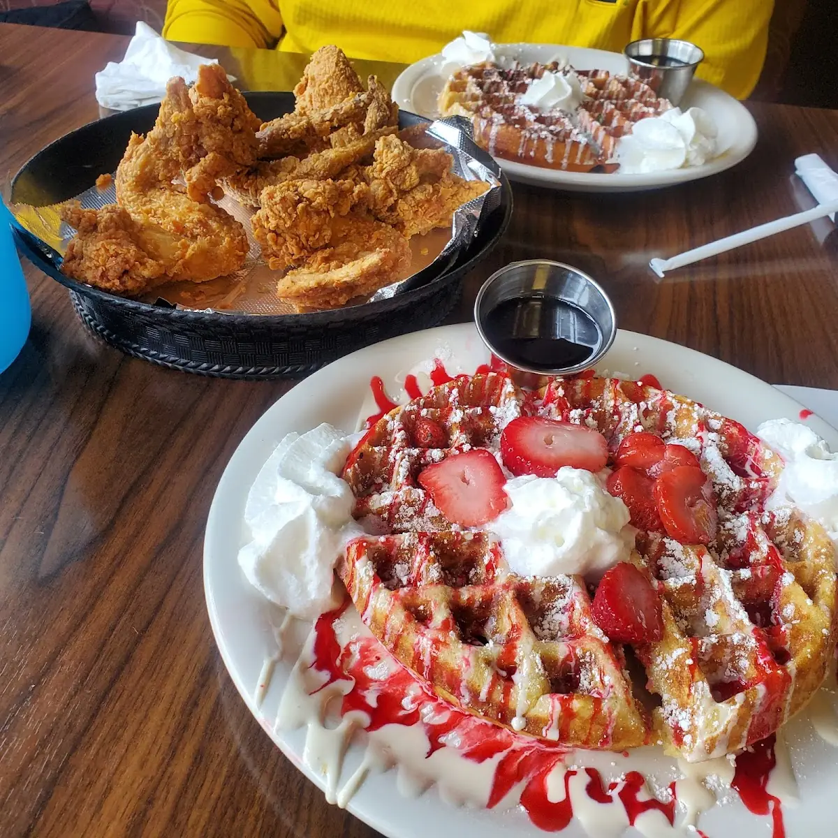 Fruity Pebble Waffle