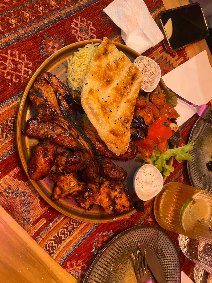 Mixed Grill Platter, Little Aladdin